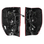 Chrome Halogen Tail Lights for Ford Ranger XL (2019–2022) Left+Right Set