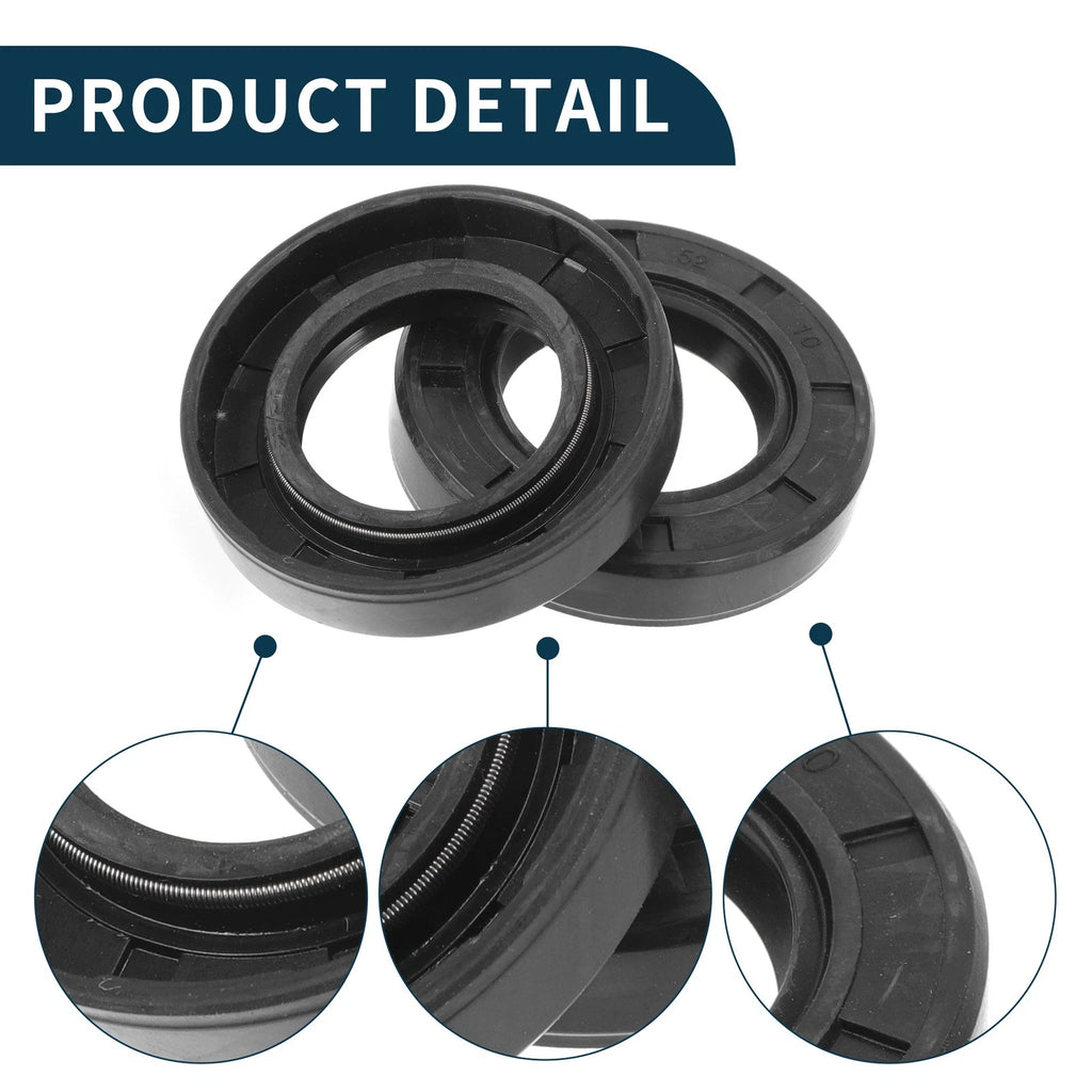 Set of 5 Oil Seal Rotary Shaft Seal NBR Rubber 30x52x10mm