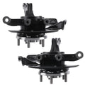Pair Front Steering Knuckles Wheel Hub Bearing for Hyundai Elantra (2007–2012)