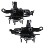 Pair Front Steering Knuckles Wheel Hub Bearing for Hyundai Elantra (2007–2012)