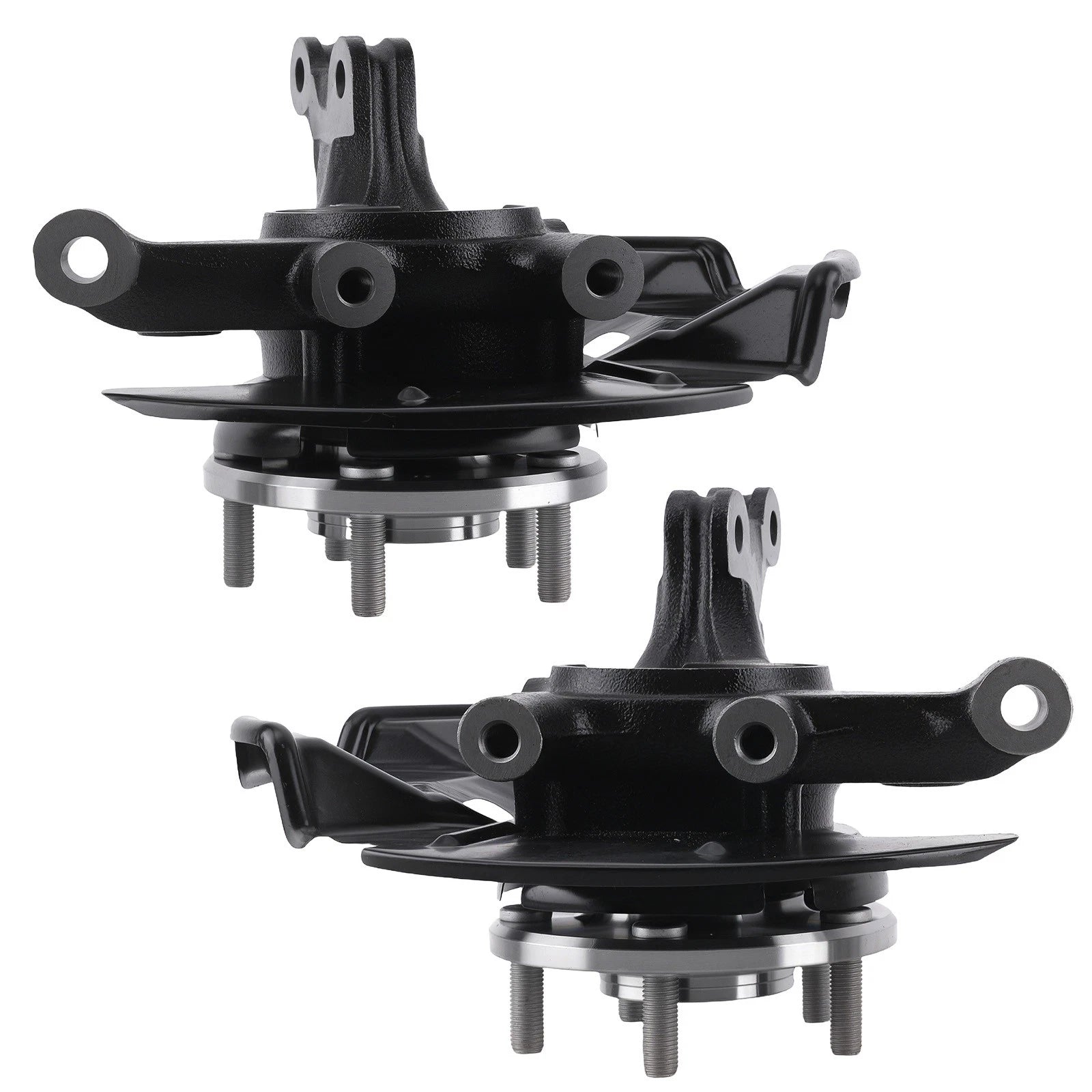 Pair Front Steering Knuckles Wheel Hub Bearing for Hyundai Elantra (2007–2012)