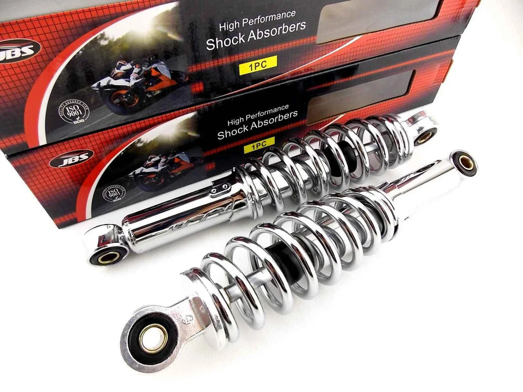 280mm Chrome Rear Shock Absorbers for Honda SL70 (1971-1973)