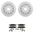 Set of 4 Bosch Blue Ceramic Disc Brake Pads & 352mm Rotors for Ford Explorer (2015–2019)