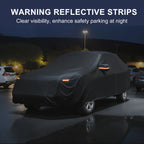 210D-PU Waterproof Car Cover with Driver Door Zipper for BMW X5