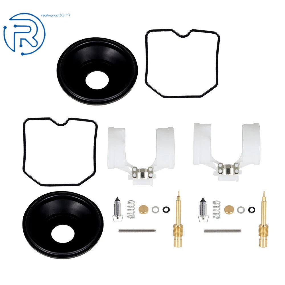 2X Carburetor Repair Kit for Kawasaki EX250 Ninja 250R (2001–2012)