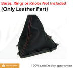 Shift Boot Cover for Pontiac GTO (2004–2006) - Leather, Red Stitch