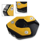 Gold Kickstand Side Stand Extension Pad for Yamaha MT-07 FZ-07 (2014-2023)