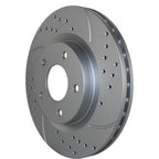 Pair of Front Drilled Brake Rotors for Chrysler Dodge Jeep (294mm)