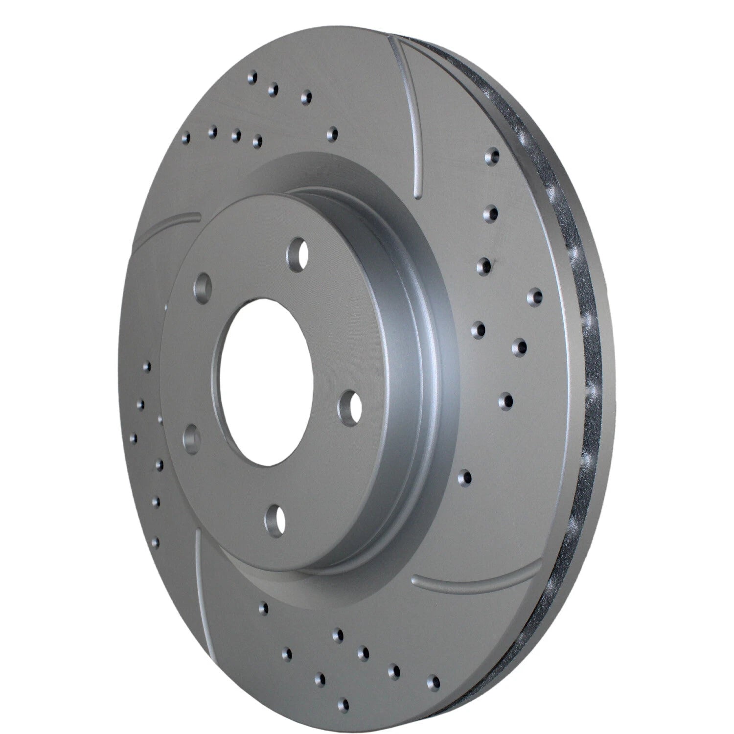 Pair of Front Drilled Brake Rotors for Chrysler Dodge Jeep (294mm)