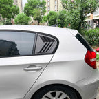 Carbon Look Rear Window Scoop Shutter Vent Covers for BMW 1Series (2005–2011)