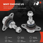 2X Front Lower Suspension Ball Joints for BMW E60 E61 (2006-2010)