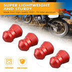 Front Fork Air Valve Cap + Tire Stem Caps for Honda XR650L (1993–2025)