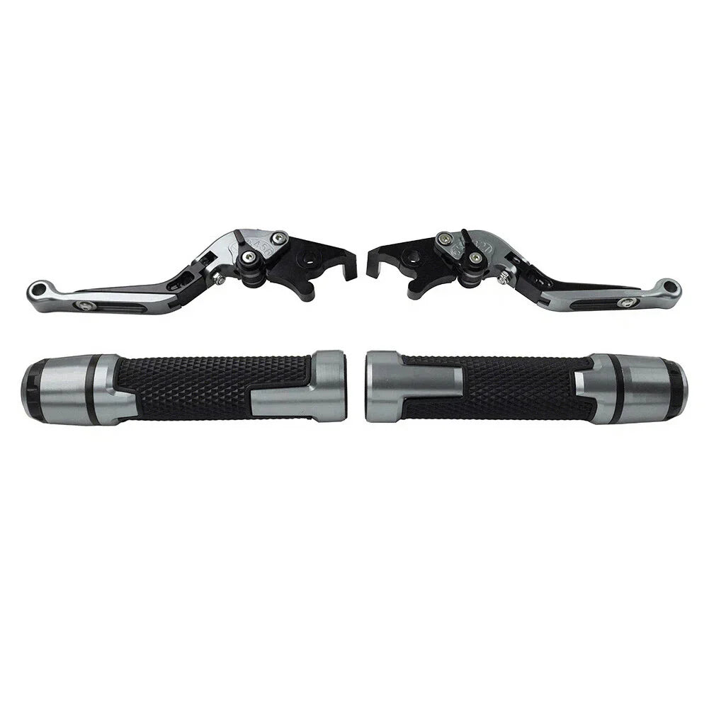 Titan Extendable Brake Clutch Levers Grips Set for Suzuki GSX1400 (2001-2008)
