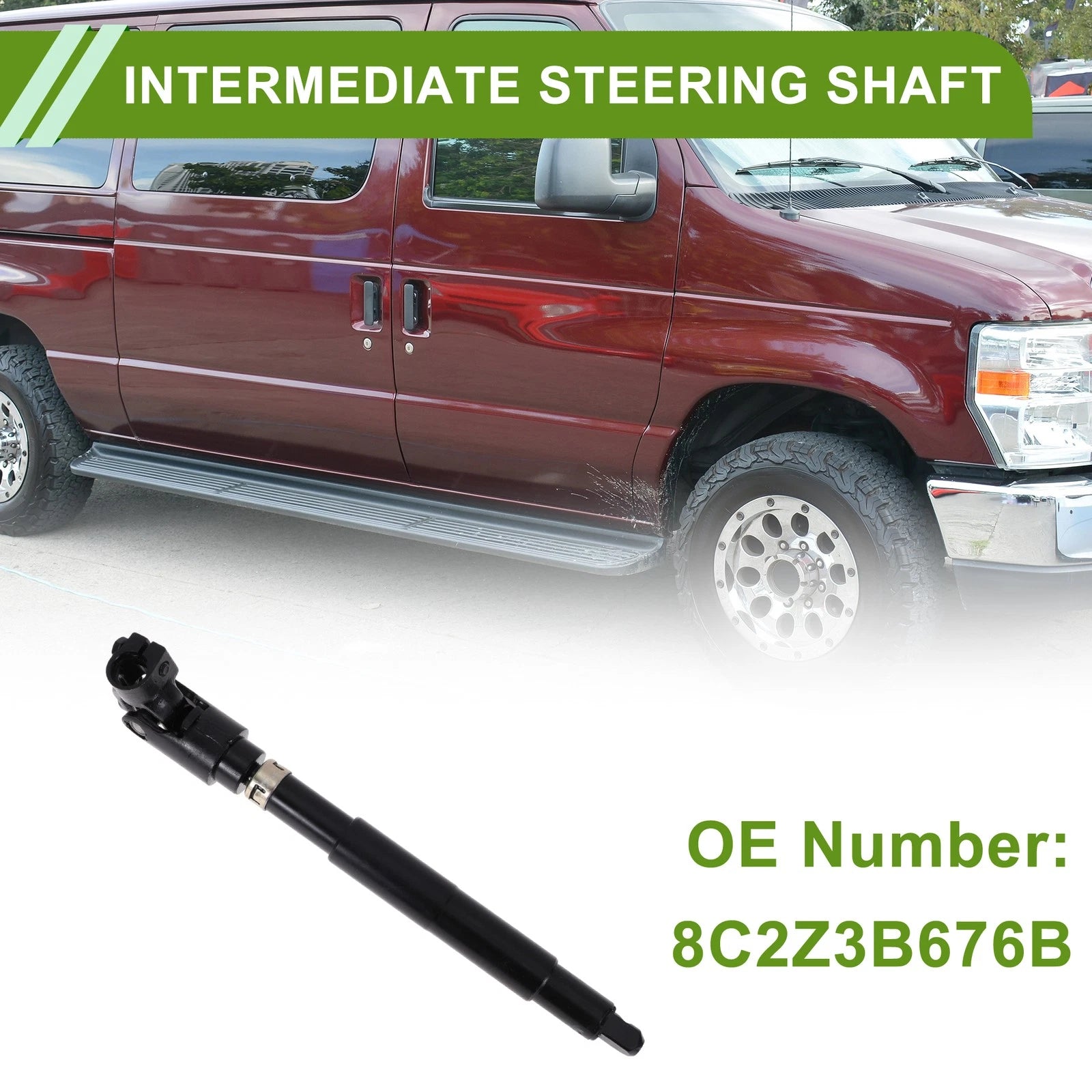 Steering Column Shaft for Ford E-150 Econoline (2008) No. 8C2Z3B676B Metal