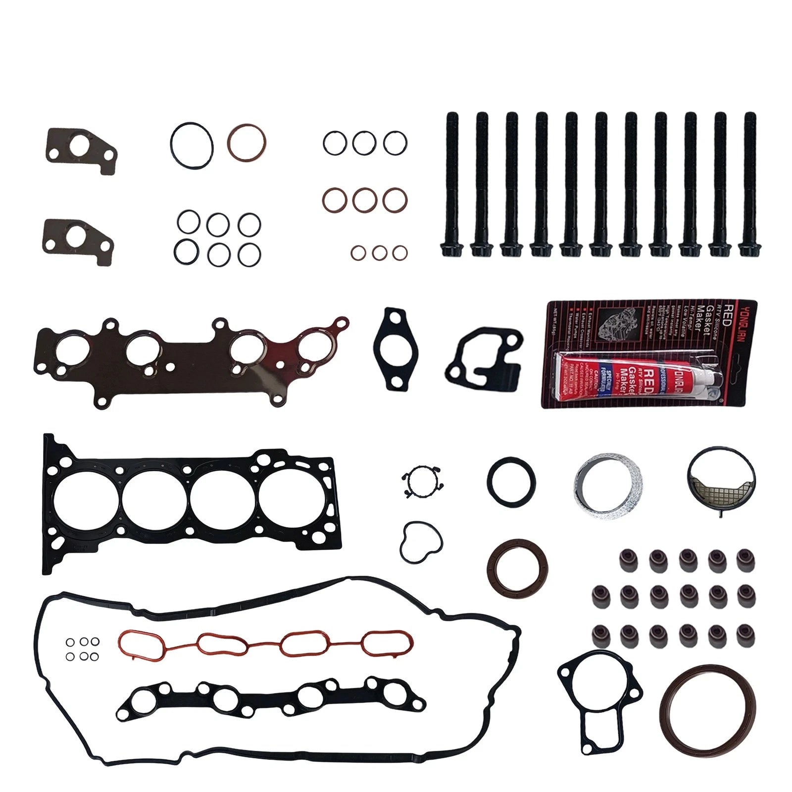Full Gasket Set with Head Bolts for Toyota Tacoma 2.7L (2005–2010)