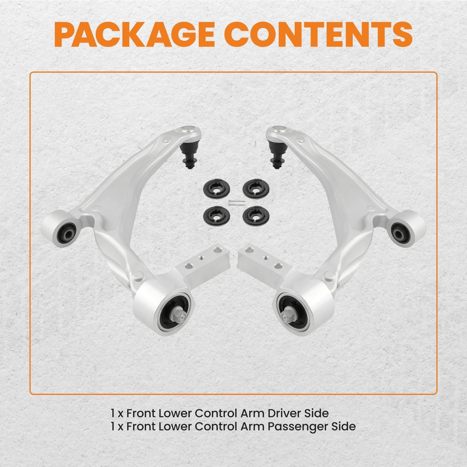 Front Lower Control Arms w/Ball Joint for 2009-2015 Honda Pilot (2pc)
