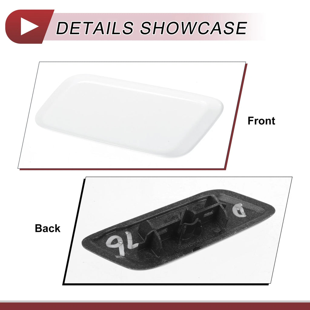 Front Left Washer Nozzle Cover Cap for Lexus RX350 (2012–2014) White