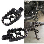 Wide MX Style Foot Pegs for Harley Dyna Sportster XL883 1200 (2004–2023)