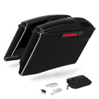 4" Extended Hard Saddlebags for Harley Touring CVO Street Road Glide (2014–2024)