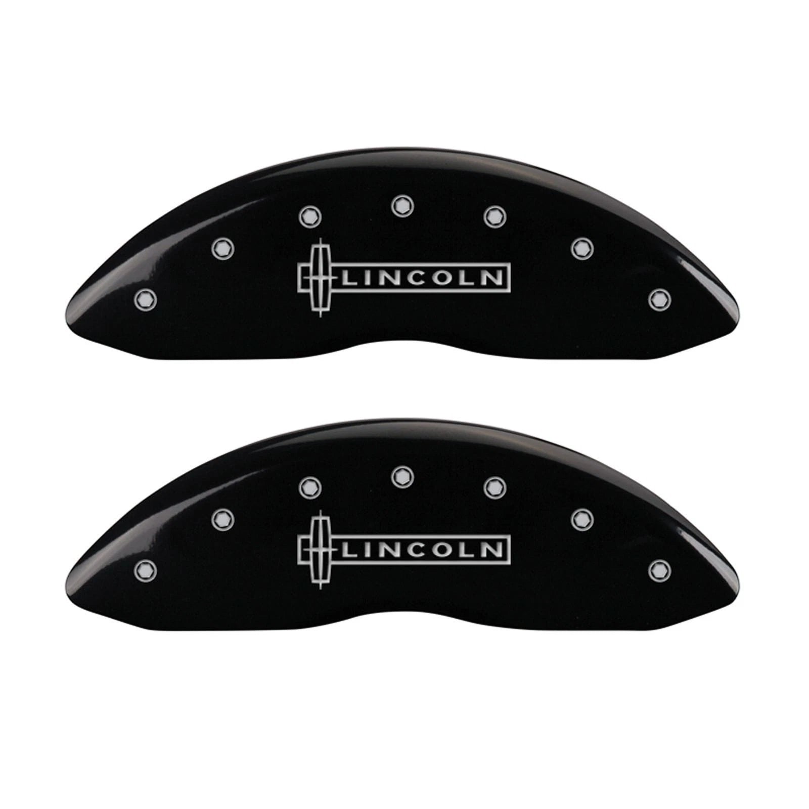 Caliper Covers Black Lincoln Star Logo Replacement for 2016–2018 Lincoln MKX