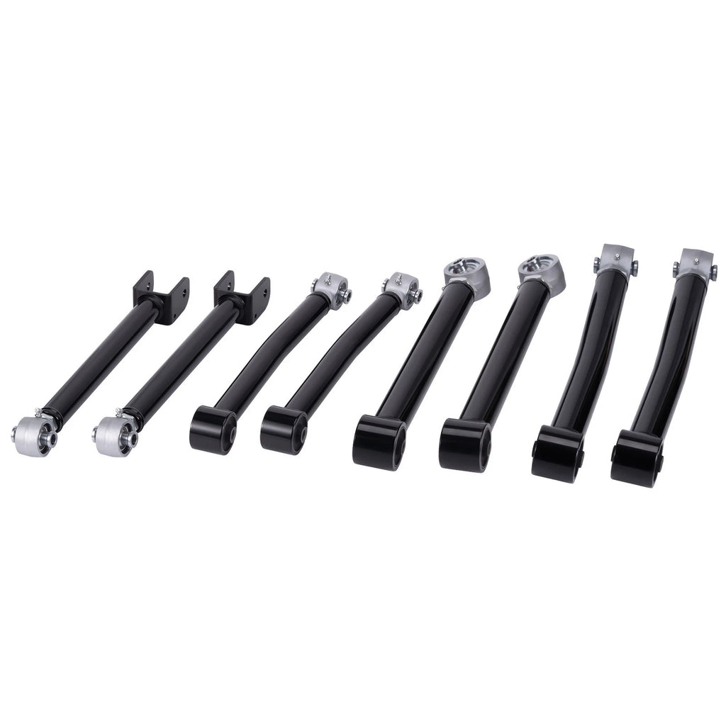Front Rear Upper & Lower Adjustable Control Arms For Jeep Wrangler JK 2007-18