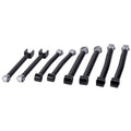 Front Rear Upper & Lower Adjustable Control Arms For Jeep Wrangler JK 2007-18