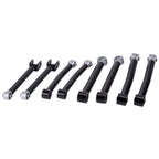 Front Rear Upper & Lower Adjustable Control Arms For Jeep Wrangler JK 2007-18