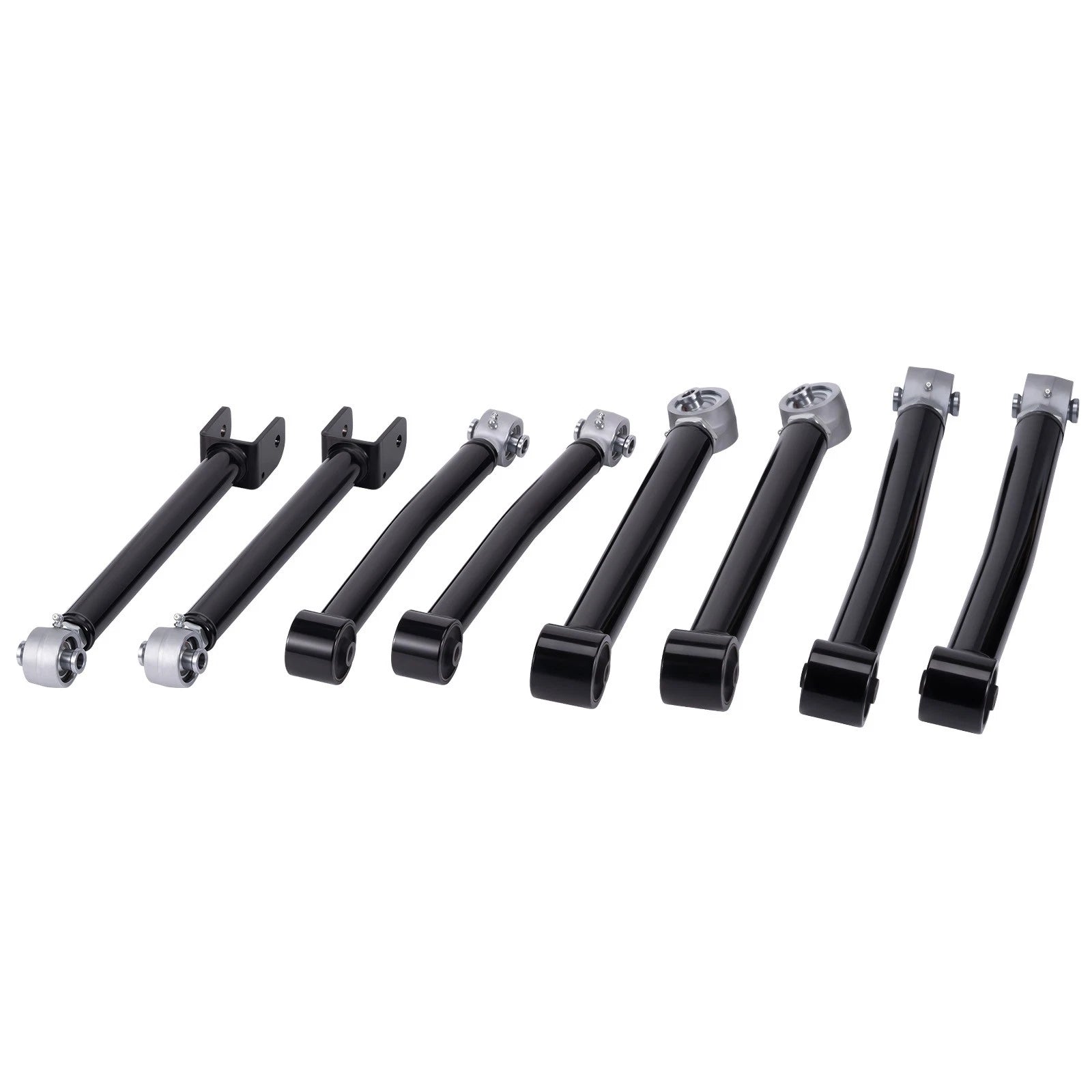 Front Rear Upper & Lower Adjustable Control Arms For Jeep Wrangler JK 2007-18