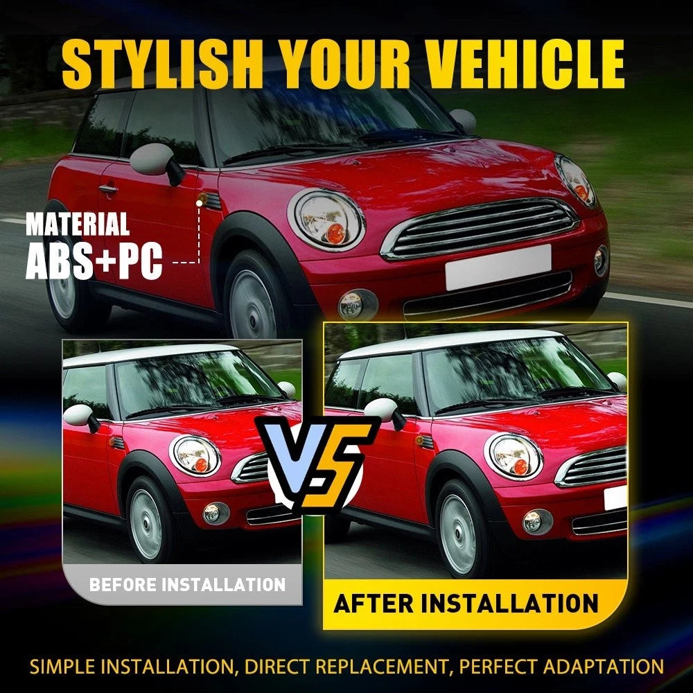 LED Side Marker Light for Mini Cooper R55 R56 R57 R58 R59 (2007–2015)