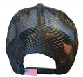 Caterpillar Classic Black Mesh Cap with Flag