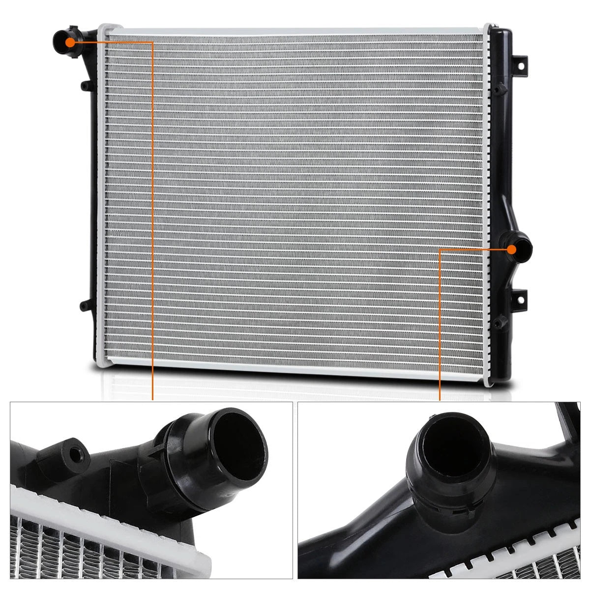 Aluminum Radiator for Audi A3/TT, VW Golf/Gti/Jetta (2004–2015) DPI-2822