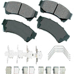 Front Brake Kit with 299mm Rotors & Akebono ProACT Pads for Fusion MKZ (2006–2012)