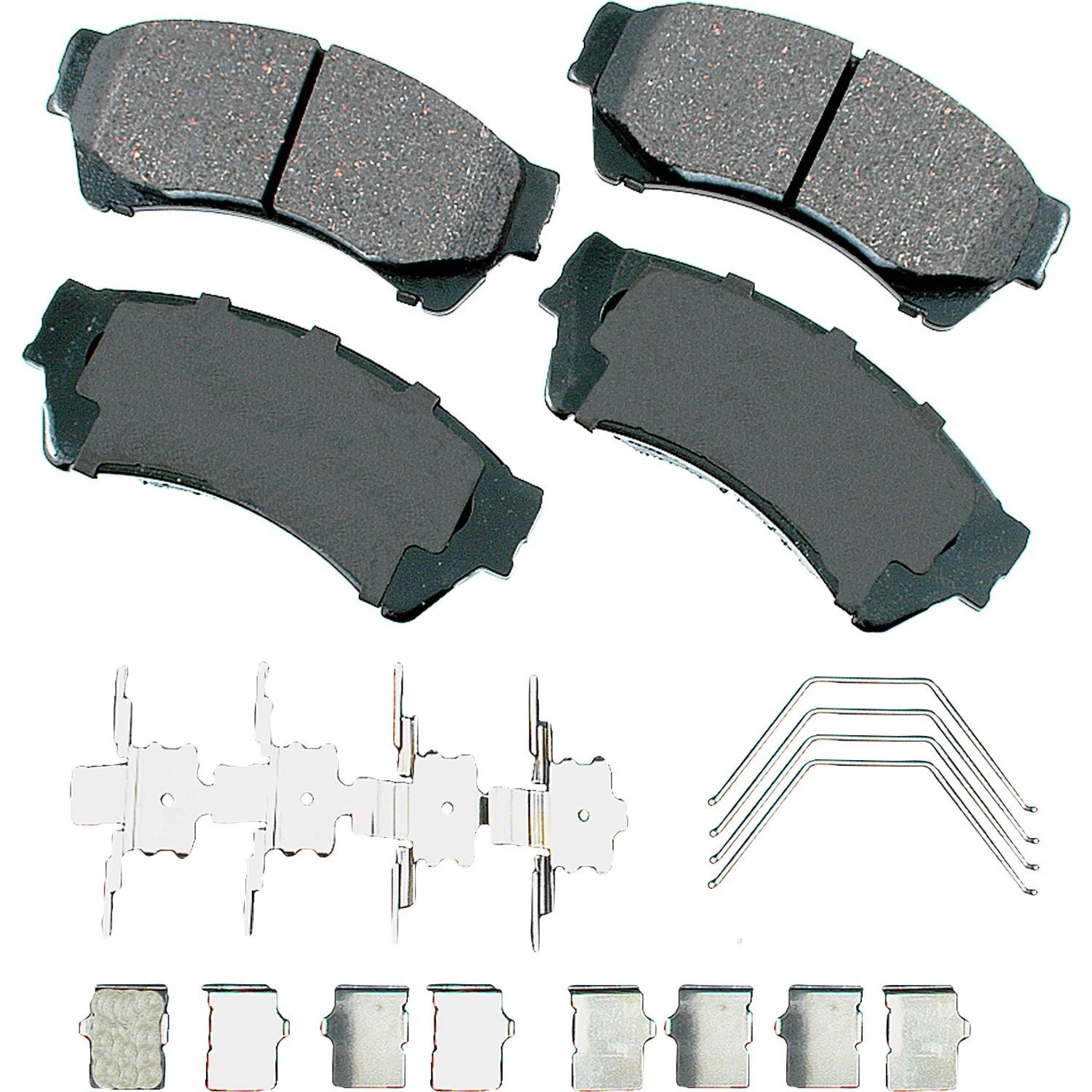 Front Brake Kit with 299mm Rotors & Akebono ProACT Pads for Fusion MKZ (2006–2012)