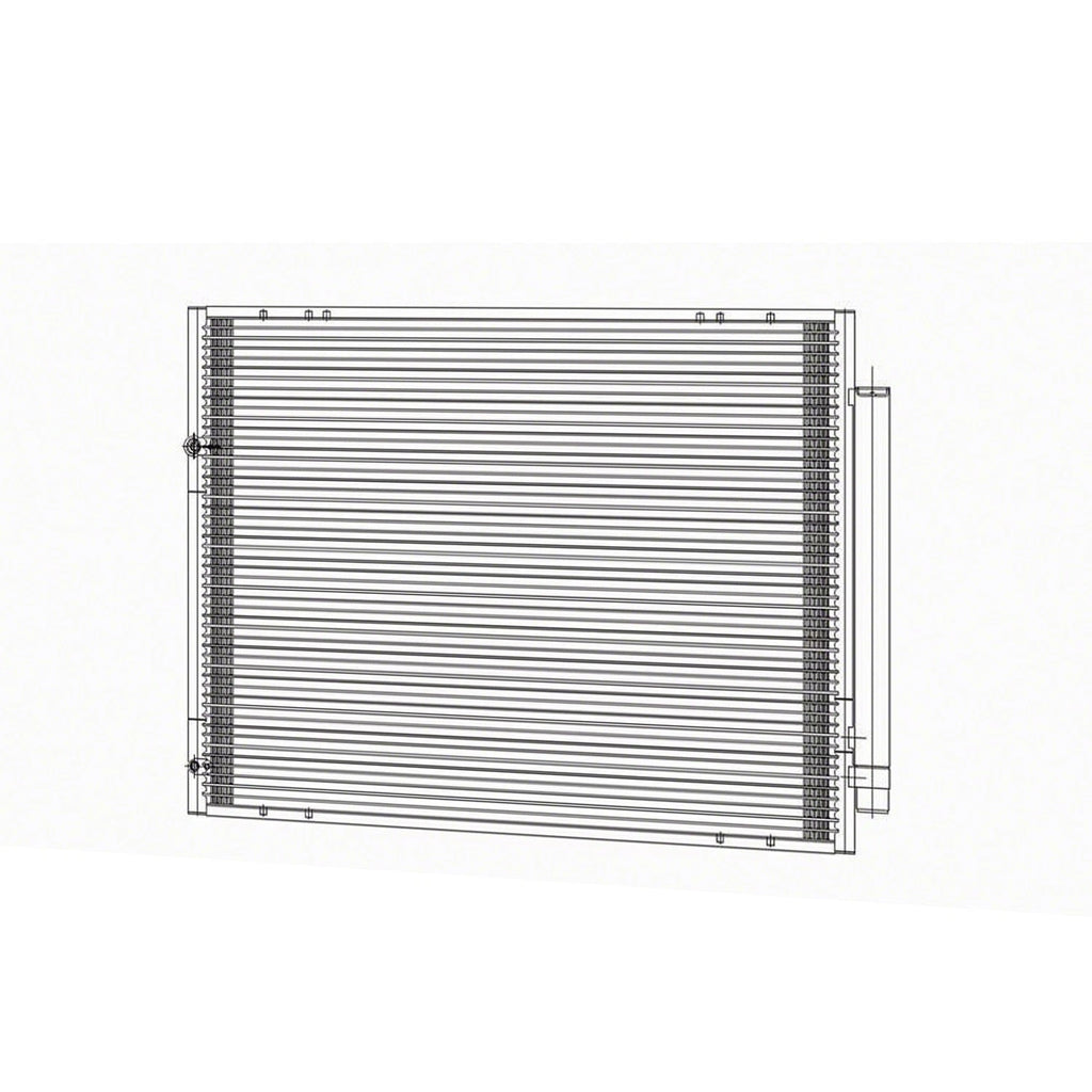 Replacement A/C Condenser w Receiver Drier for Toyota Sienna (2004–2010)