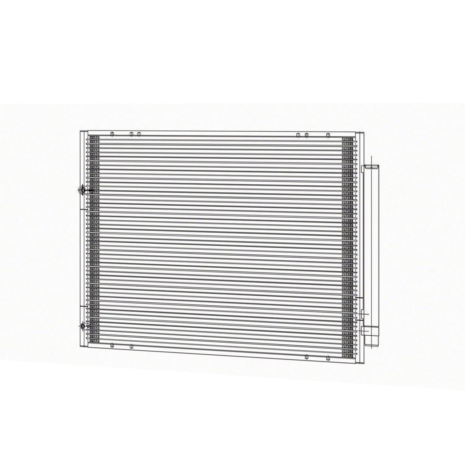 Replacement A/C Condenser w Receiver Drier for Toyota Sienna (2004–2010)