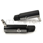 Defiance Footpegs for Harley Davidson Softail Slim FLSL (2018–Present) Black Anodized