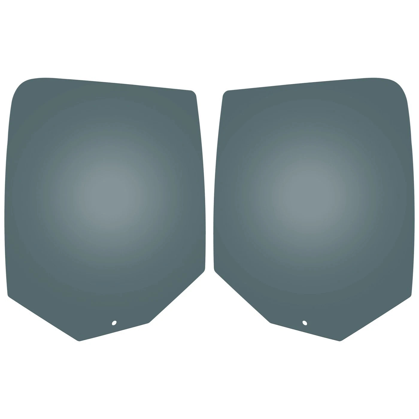 Set of 2 Rear Door Glasses for Ram 1500