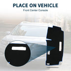 Dashboard Cover Mat for Nissan Serena C28 (2015–2024) Black Blue Set