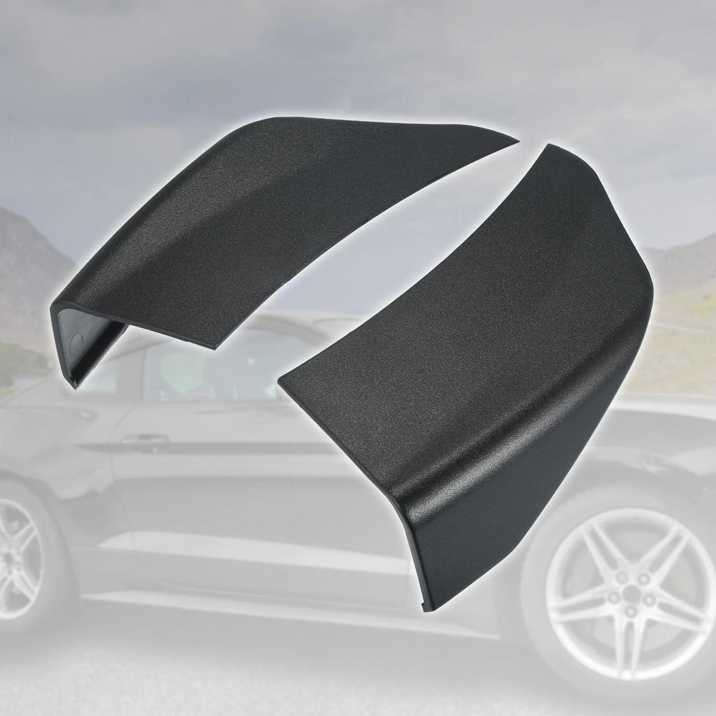 2pcs Front Side Bumper Corner Spoiler for Ford Mustang (2015–2020) Black