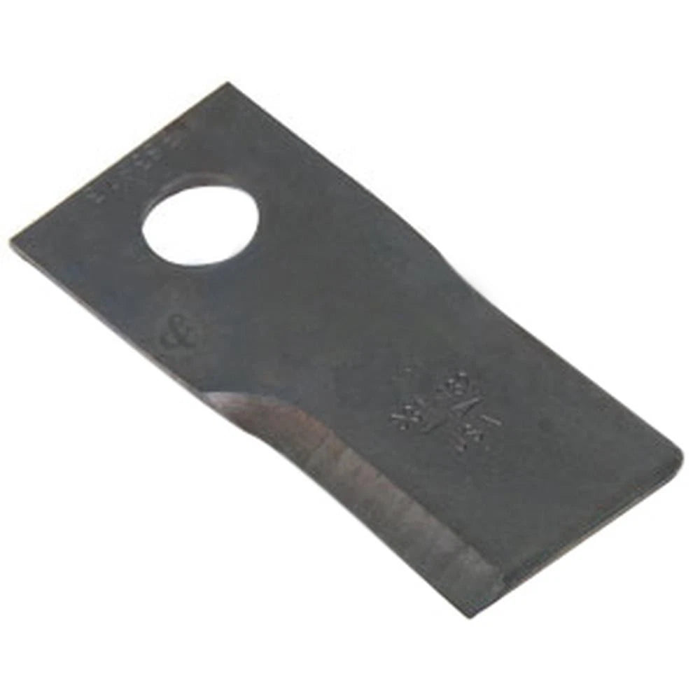 Set of 6 Disc Mower Knives Type 8 Opposite Bevel 11° Twist Counterclockwise