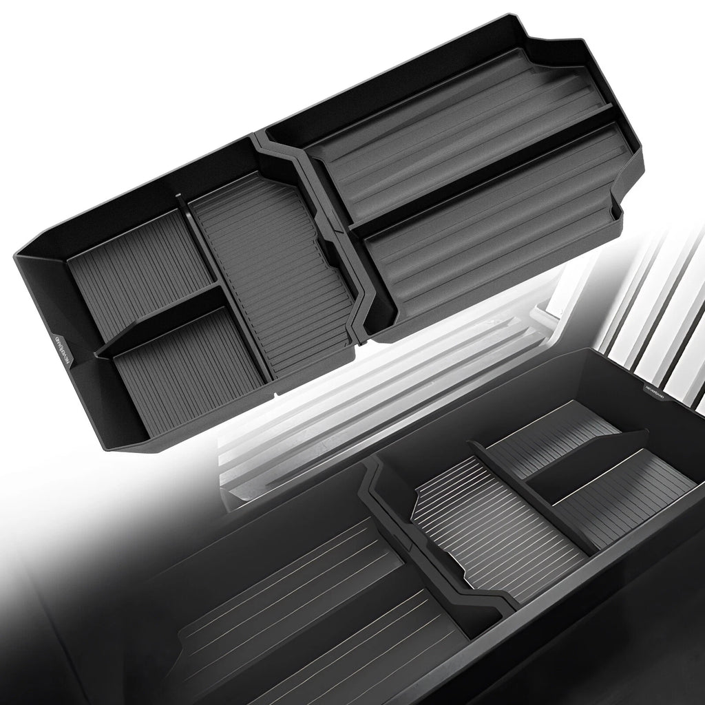 Lower Floor Center Console Storage Organizer for Tesla Cybertruck (2023)