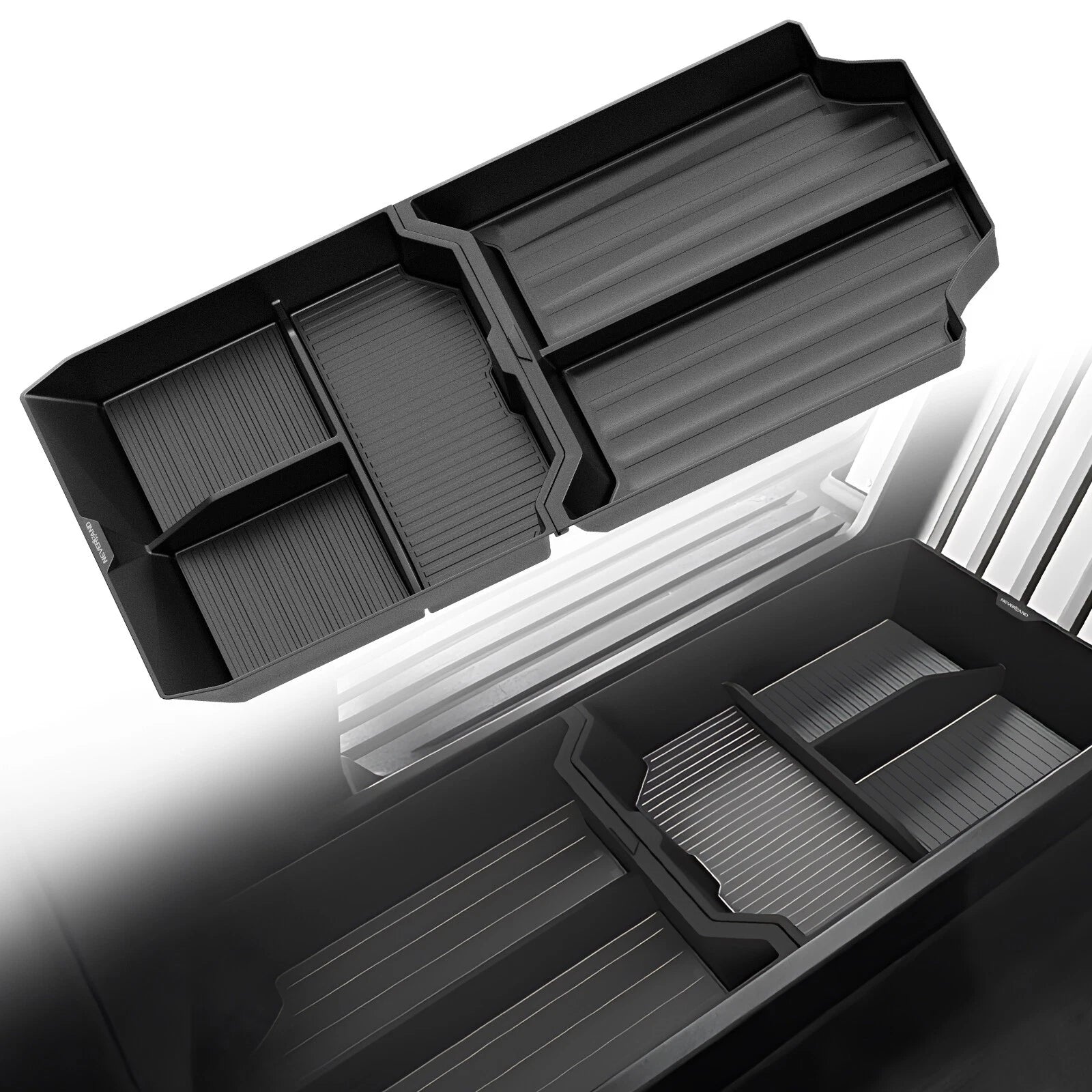 Lower Floor Center Console Storage Organizer for Tesla Cybertruck (2023)