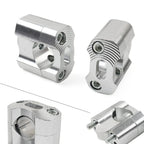 7/8 to 1-1/8 Handlebar Fat Bar Mount Clamps Risers for Dirt Pit Bike ATV