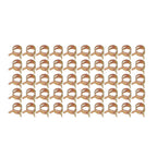 Fuel Hose Pinch Spring Clip Clamp 50Pcs 3/8 10mm for All Vehicles