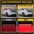 Smoke Lens LED Red Rear Side Marker Lamps for Mustang (2015–2023)
