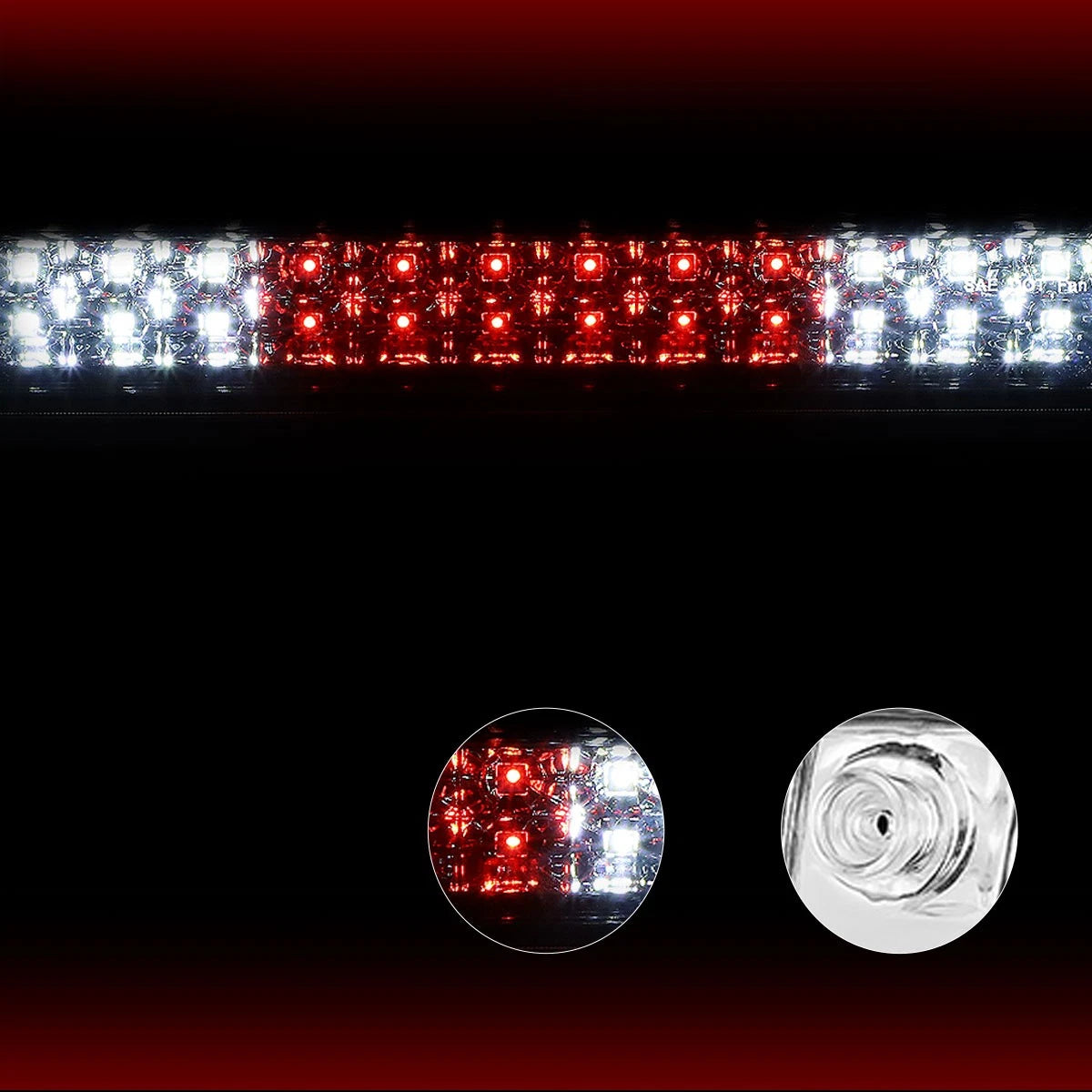 C-Shape LED Tube DRL Headlights for Ram 1500 2500 3500 (2009–2024)