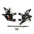 Black Racing Rearsets Footpegs for Kawasaki Ninja ZX10R ZX1000 (2011–2015) #8