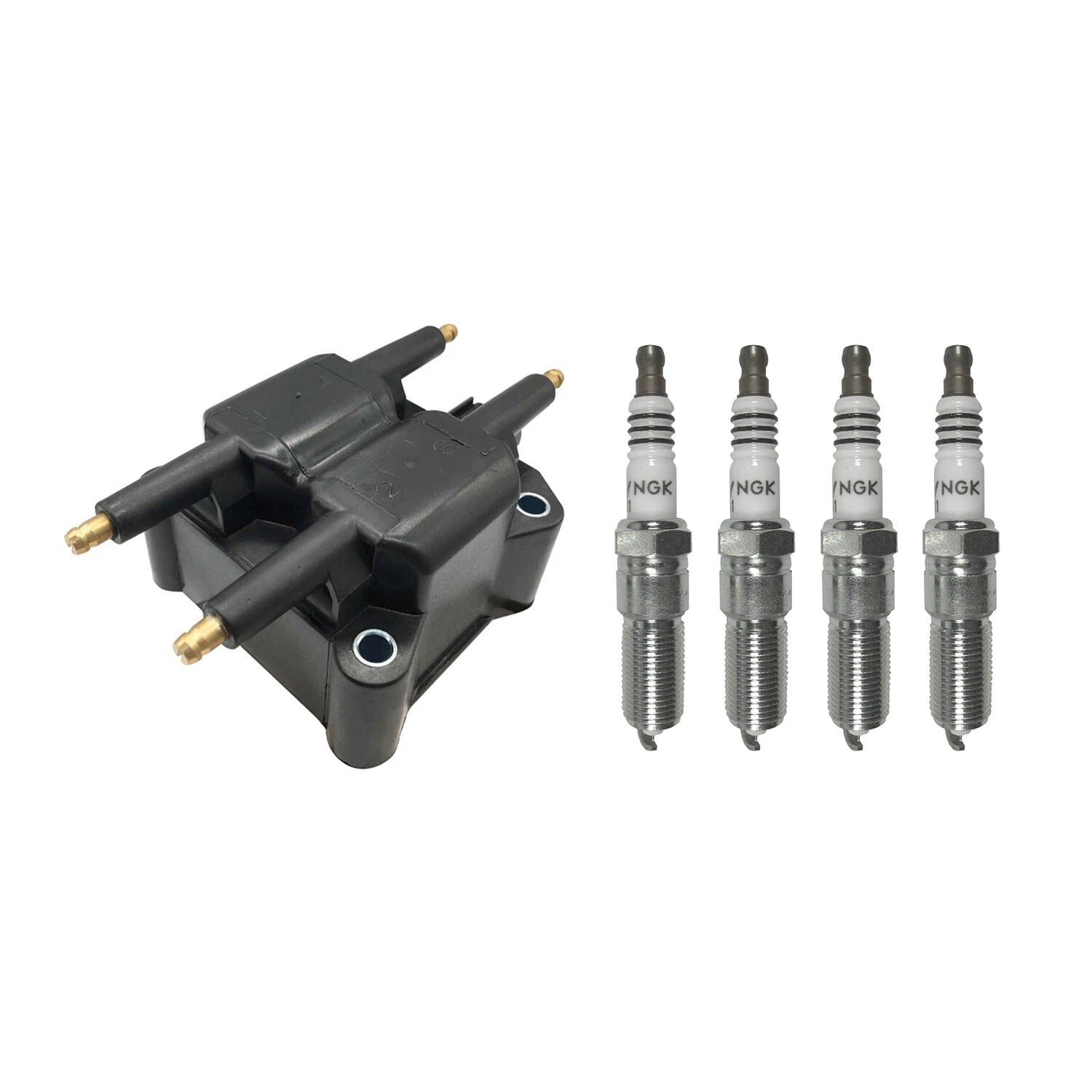 Set of 4 Hitachi Ignition Coils & NGK Iridium IX Spark Plugs for PT Cruiser Neon (2001–2010)