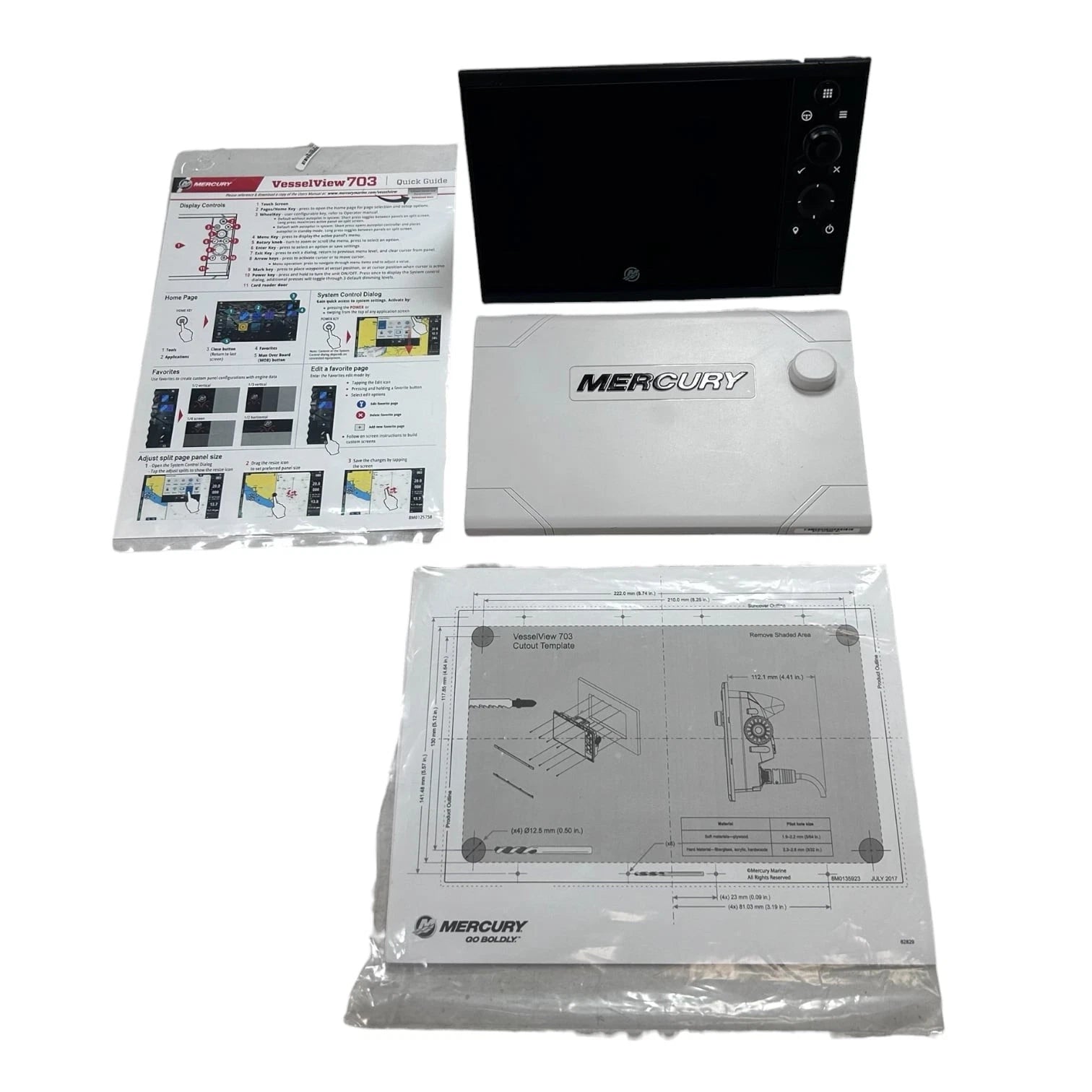 Mercury Vessel View 703 Touch Screen Display for Mercury (2015–2023)