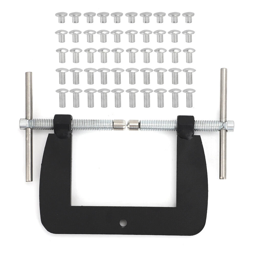 Pinball Tonka Vent Window Riveter Tool Kit 1/8" Semitubular Rivets